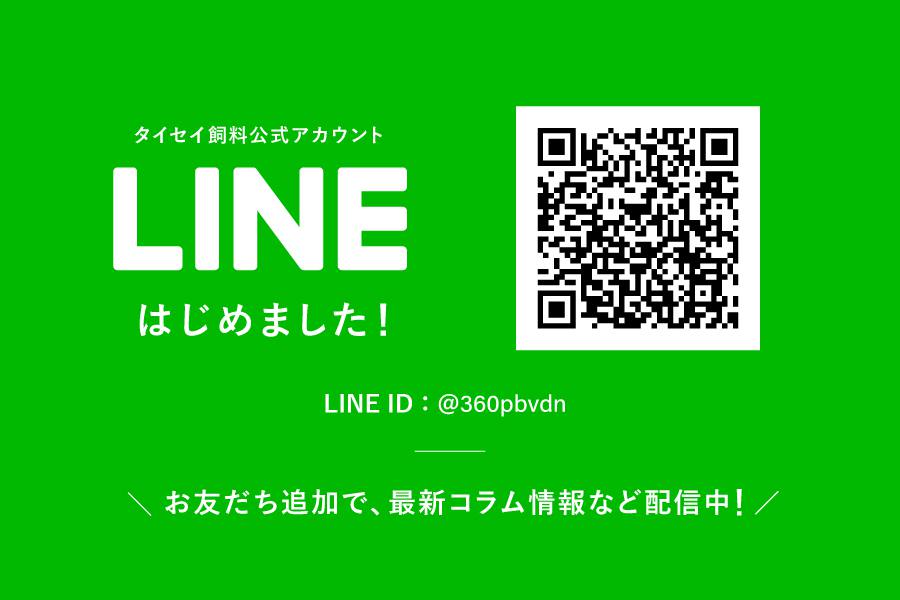 タイセイ飼料公式LINEはじめました!